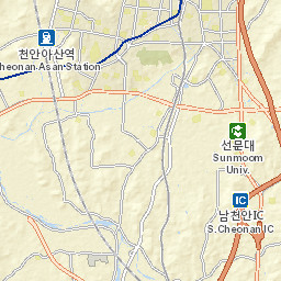 Cheonan Street Map