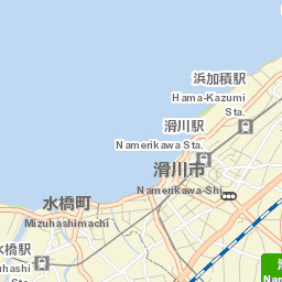 Namerikawa Street Map