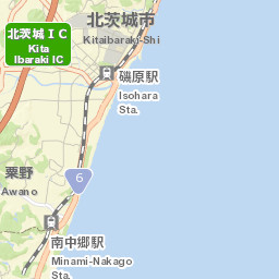 Kitaibaraki Street Map