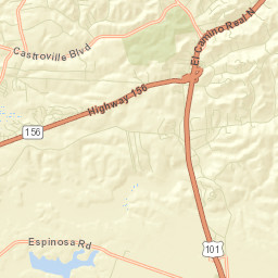 Prunedale California Street Map