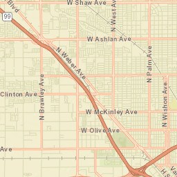 Muscatel California Street Map