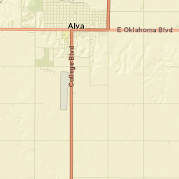 Alva Street Map