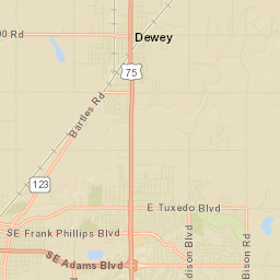 Dewey Street Map