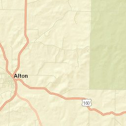 Oregon County Street Map