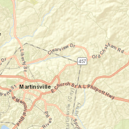Martinsville Street Map