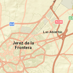 Jerez de la Frontera Street Map