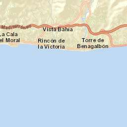 Rincón de la Victoria Street Map