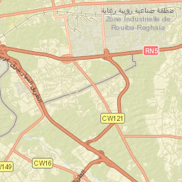 Rouiba Street Map