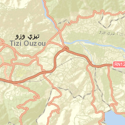 Tizi Ouzou Street Map