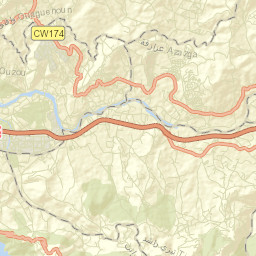 Tizi Rached Street Map