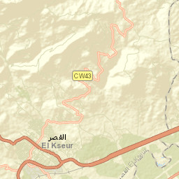 El Kseur Street Map