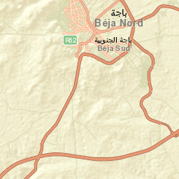 Béja Street Map