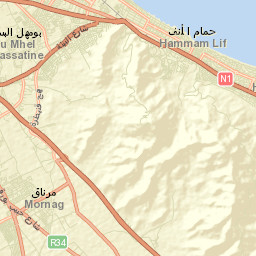 Hammam-Lif Street Map