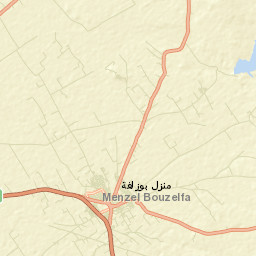 Menzel Bouzelfa Street Map
