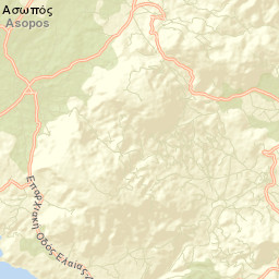 Asopós Street Map