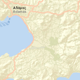 Adámas Street Map