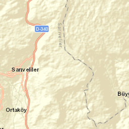 Sarıveliler Street Map