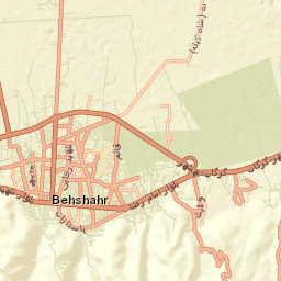 Behshahr Street Map