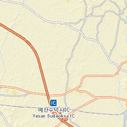 Yesan-gun Street Map