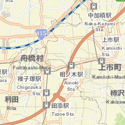 Kamiichi Street Map