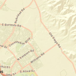 Natividad California Street Map