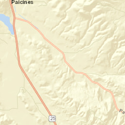 Paicines California Street Map