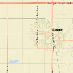 736 Harrison Ave Sanger CA 93657 Street Map