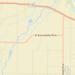 17142-17496 E Goodfellow Ave Sanger Street Map