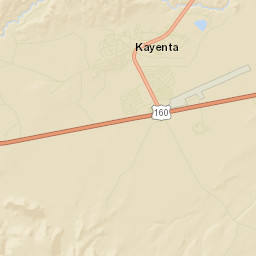 Kayenta Arizona Street Map