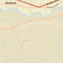 Upper Fruitland Street Map