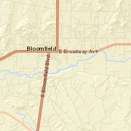 Bloomfield Street Map