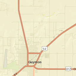 Guymon Street Map