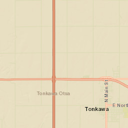 Tonkawa Street Map