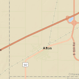 Afton Street Map