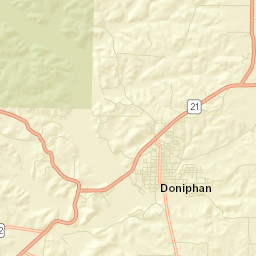 1027-1111 Highway 21, Doniphan, MO  Street Map