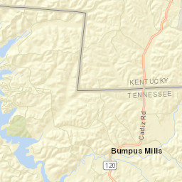 Tobaccoport Tennessee Street Map