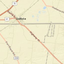 4889-4899 Guthrie Road Clarksville TN Street Map