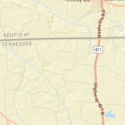 Barren Plain Tennessee Street Map