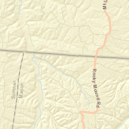 Rocky Mound Tennessee Street Map