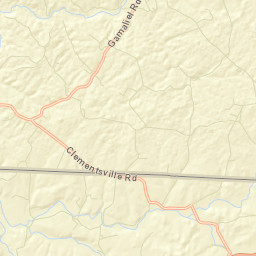 Clementsville Tennessee Street Map
