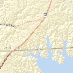 Thompsons Store Tennessee Street Map