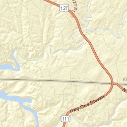 Static Tennessee Street Map