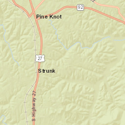 Pine Knot Street Map