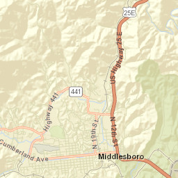 Middlesboro Street Map