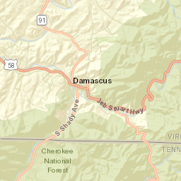 Sutherland Tennessee Street Map