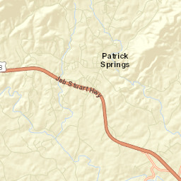 Patrick Springs Street Map