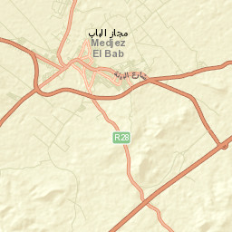 Medjez el Bab Street Map