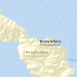 Folégandros Street Map