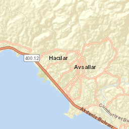 Avsallar Street Map