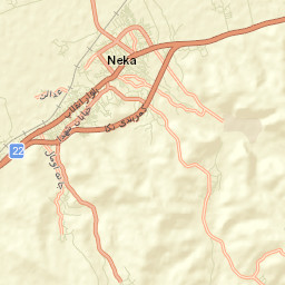 Neka Street Map